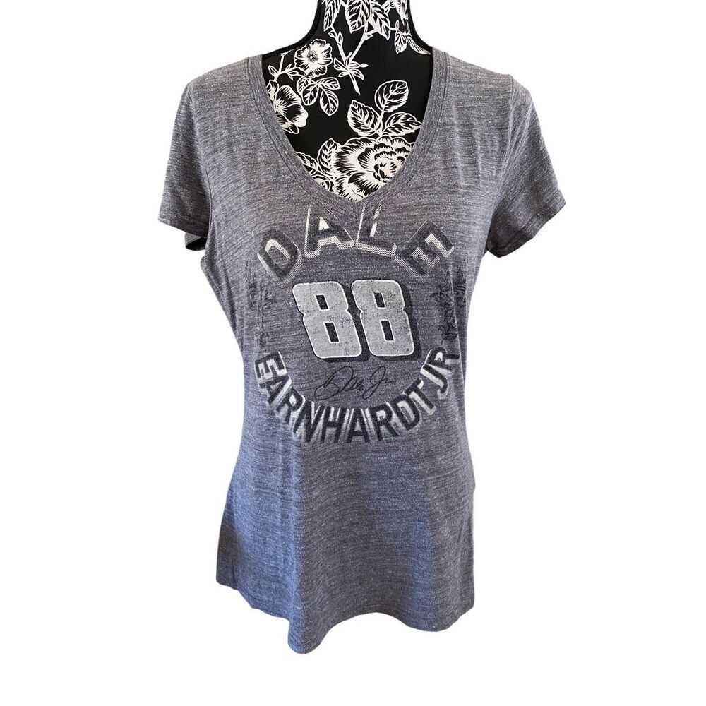 Dale Earnhardt V Neck Nascar T shirt Casual Lounge